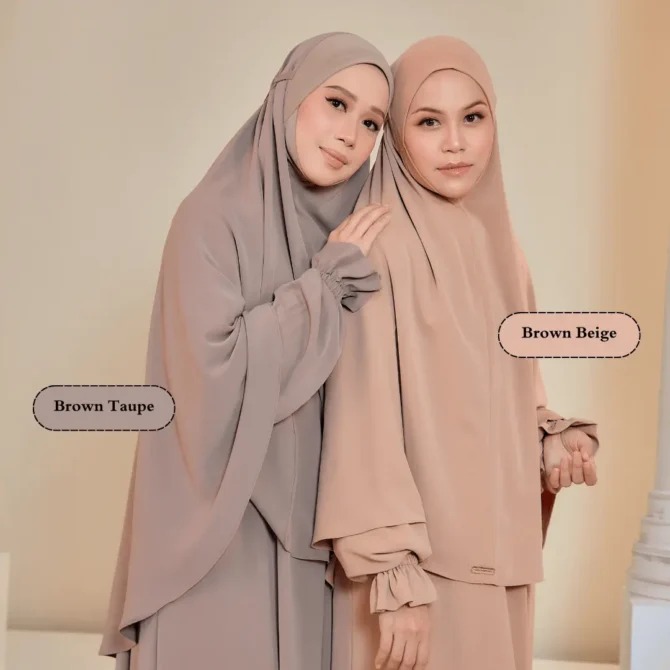 SAFWA 3.0 - Set Jubah + Mini Telekung