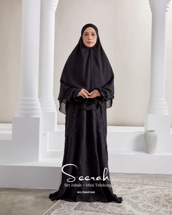 SEERAH – (Set Jubah + Mini Telekung)