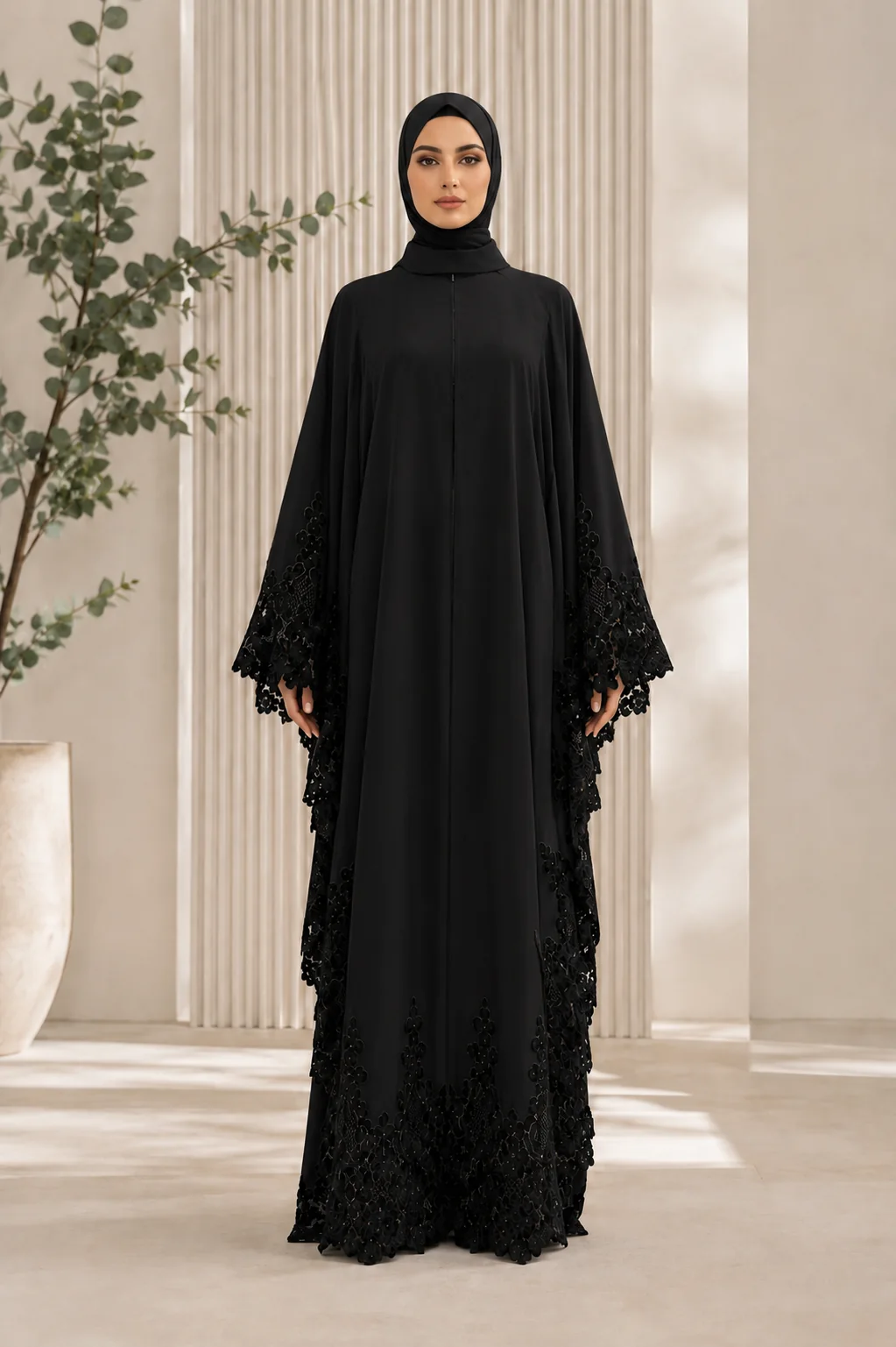 RAYAH Black with Black Lace